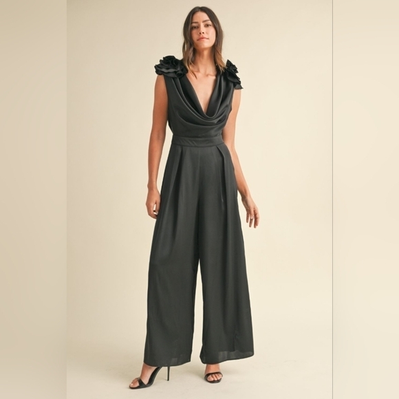 Mable Pants - Cowl Neck jumpsuit‎